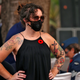 Another attendee at the Delhi War Cemetery ceremony on Nov. 13.